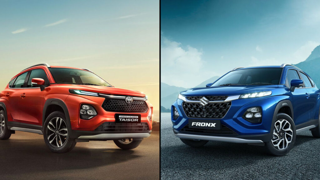 Toyota Urban Cruiser Taisor vs Fronx vs Exter