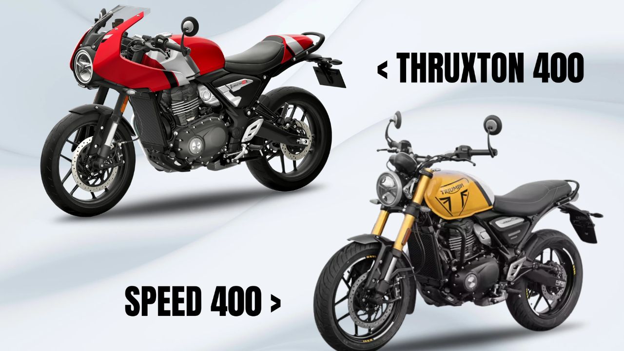 Triumph Thruxton 400 vs