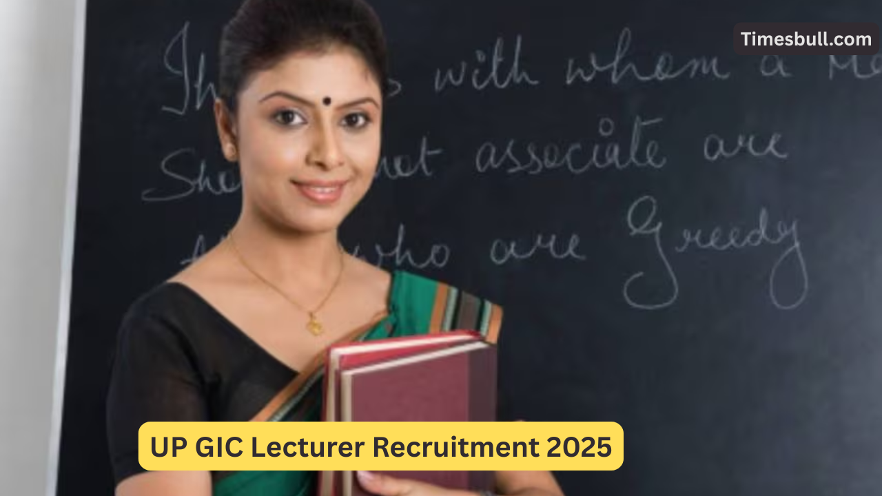 UPPSC Lecturer Recruitment 2025 –...
