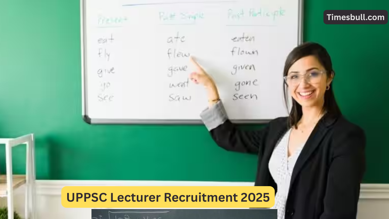 UPPSC Lecturer Recruitment 2025: 1,516...