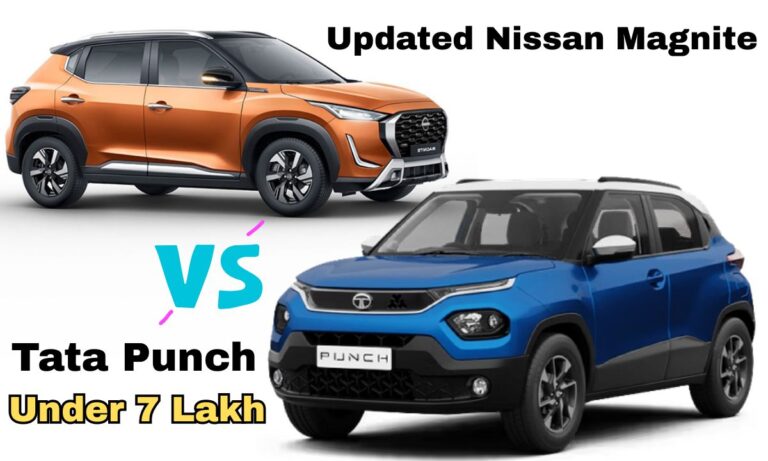 Updated Nissan Magnite VS Tata Punch: Which SUV is Better Under ₹ 7 Lakh