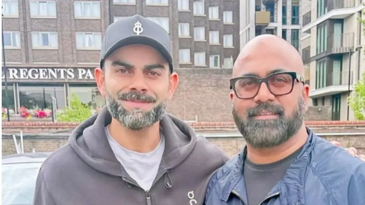 Virat Kohli with Shash Kiran