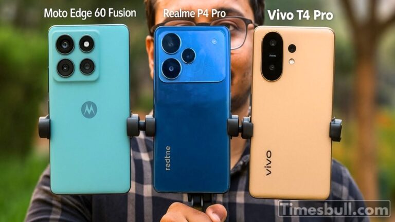 Vivo T4 Pro 5g Vs Realme P4 Pro 5g Vs Motorola Edge 60 Fusion