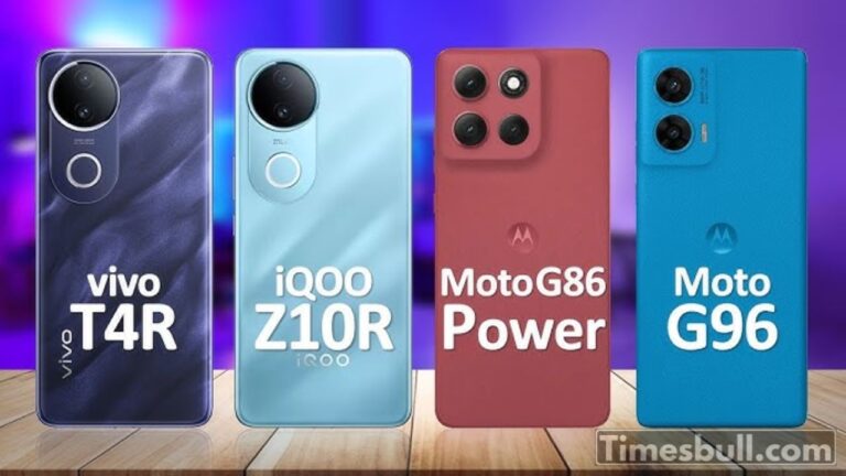 Vivo T4R vs iQOO Z10R vs Moto G86 Power vs&hellip;
