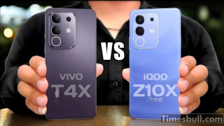 Vivo T4X vs iQOO Z10x: Twin 5G Smartphones with Slight Differences