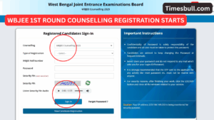 WBJEE 2025 Counselling: First Round Registration and Choice Filling Now Open at wbjeeb.nic.in