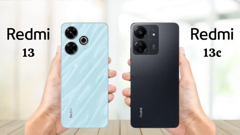 Xiaomi Redmi 13C 4G vs Xiaomi Redmi 13 4G