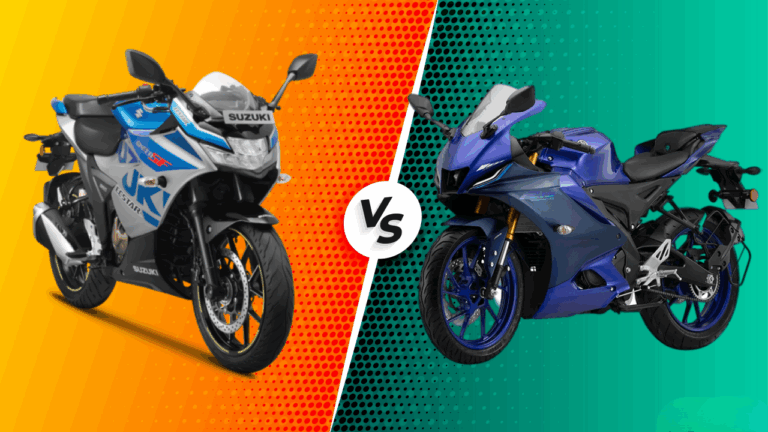 Yamaha R15 V4 vs Suzuki Gixxer SF 250 : Design, Performance & Features – All Details