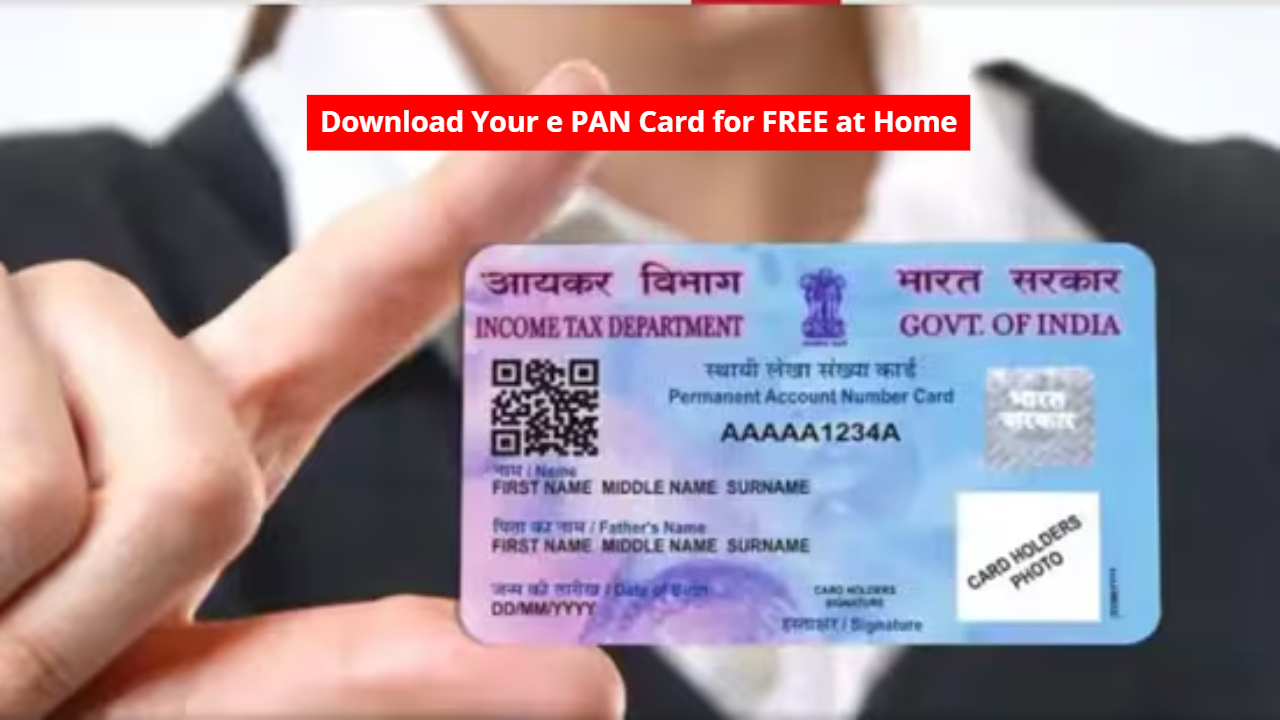 e-PAN Card Download