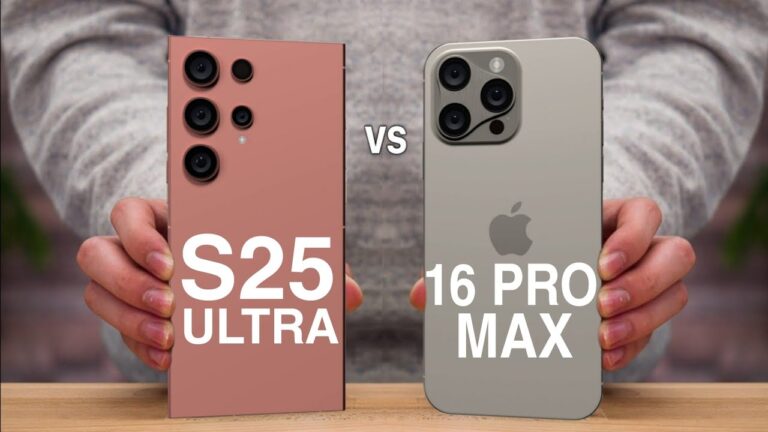 iPhone 16 Pro Max vs Samsung Galaxy S25 Ultra