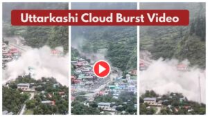 Uttarkashi Cloudburst – Shocking Video Captures On-Camera, 4 Dead, 50 Missing!