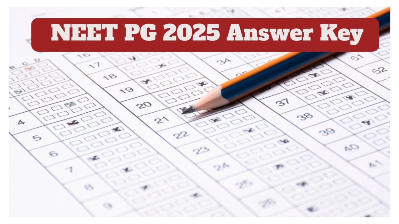 NEET PG Answer Key 2025...