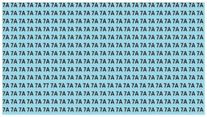 Optical Illusion – Can You Find the Number ’77’ Hidden Among ‘7A’s in 15 Seconds?