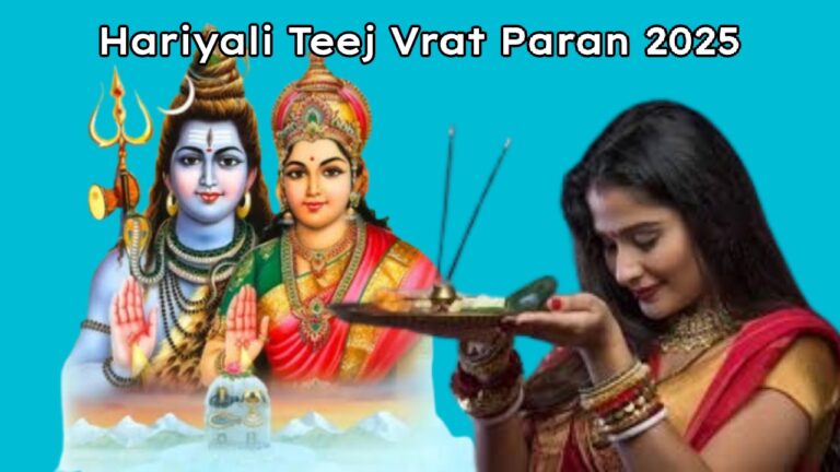 Hartalika Teej Vrat Paran 2025 Time or Date: Know All Puja Processor 