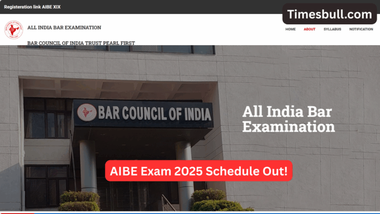 AIBE Exam 2025 Schedule Soon, Apply at allindiabarexamination.com