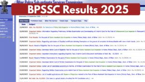 BPSSC Results 2025 Declared – Check Score & and Cutoff Marks at bpssc.bihar.gov.in