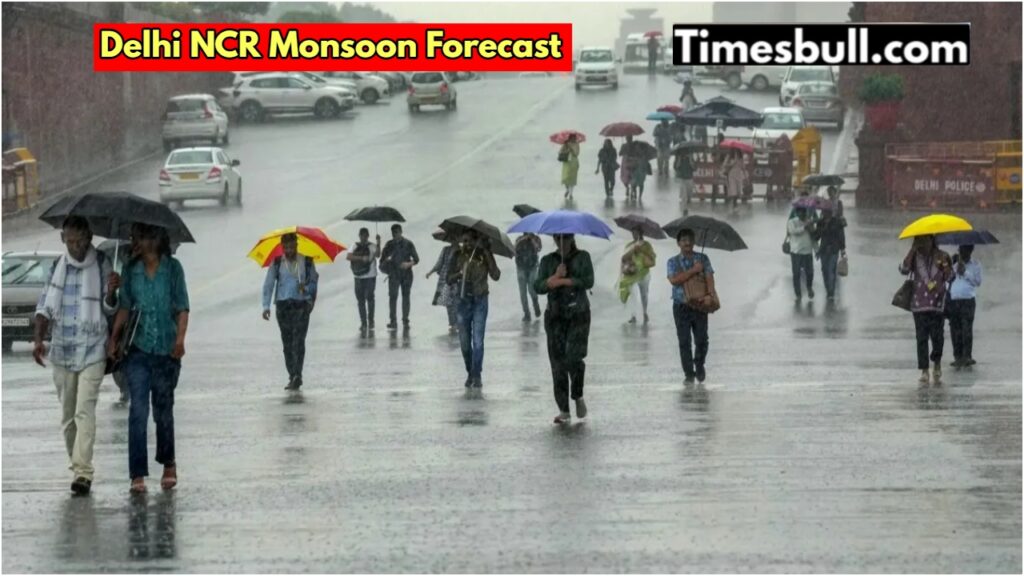 Delhi NCR Monsoon Forecast: There will be no relief from rain in Delhi NCR, IMD issued alert
