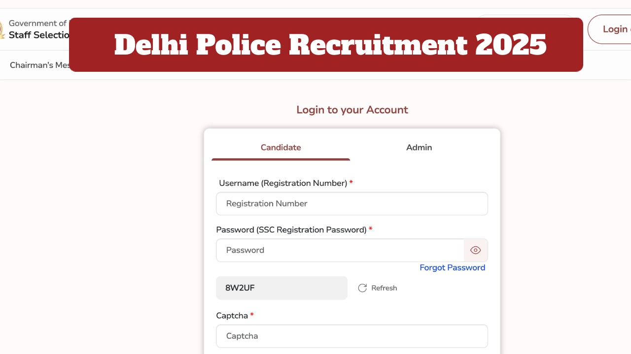 Delhi Police Recruitment 2025 –...
