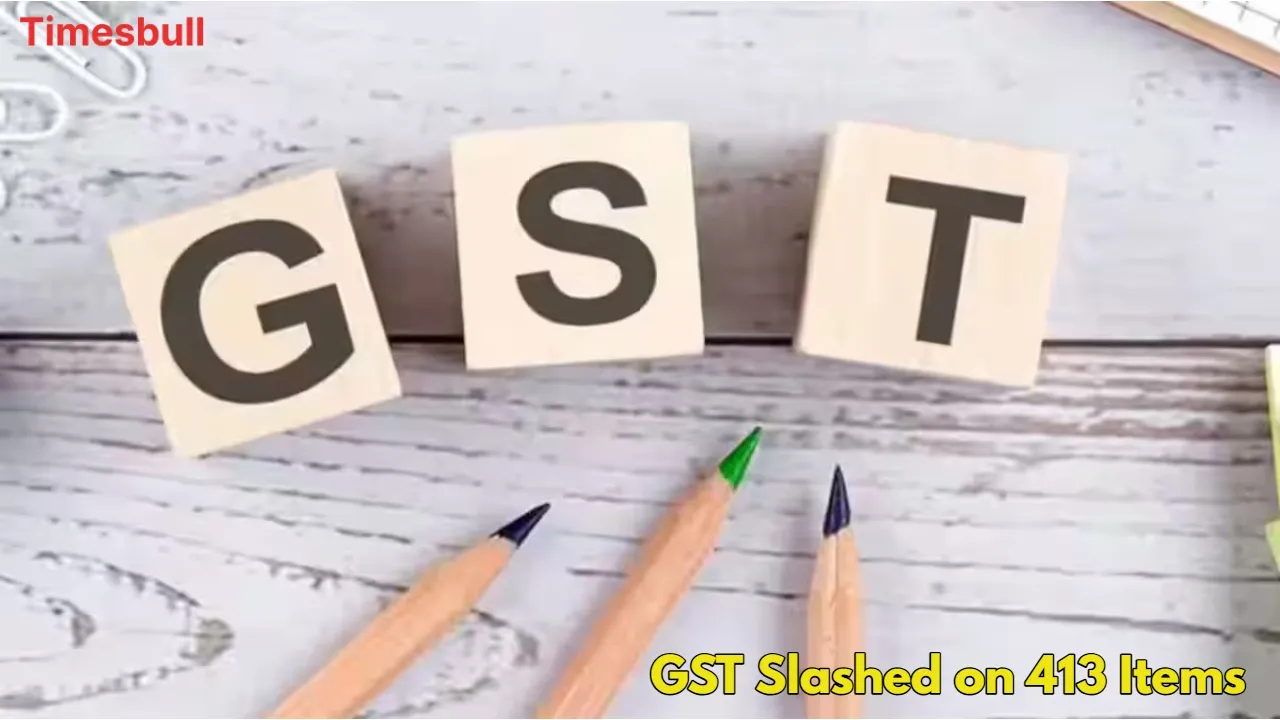 Gst Slashed On 413 Items