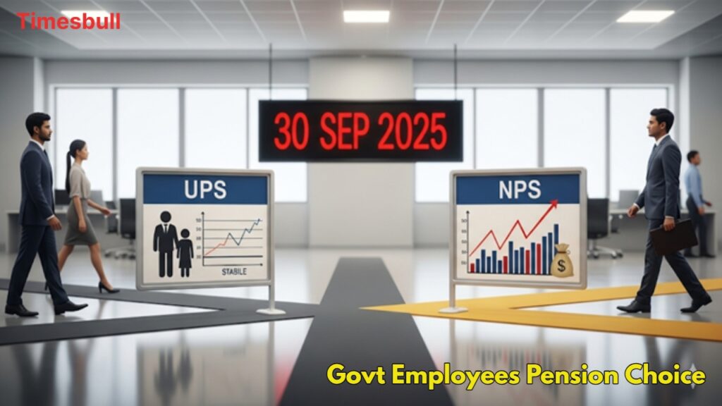 Big Decision for Govt Employees: Switch from Unified Pension Scheme to NPS Before Sept 30, 2025