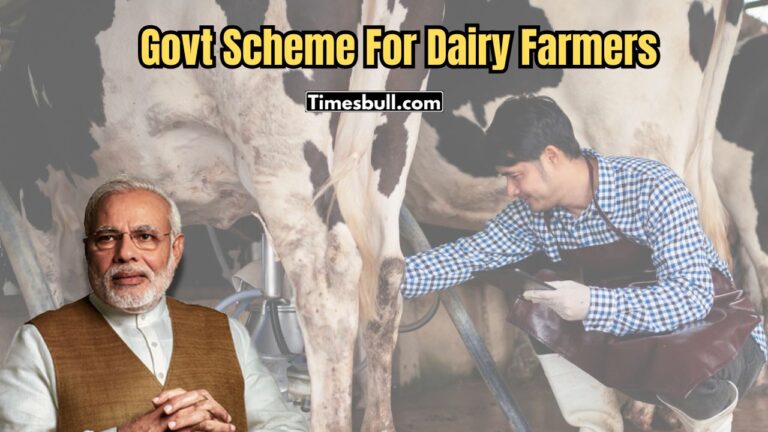 Govt Scheme For Dairy Farmers