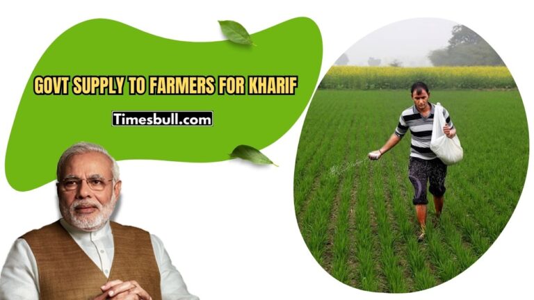 Govt Supply to Farmers for Kharif