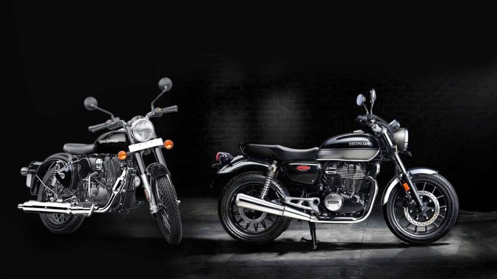Honda CB350 vs Royal Enfield Meteor 2025