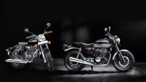 Honda CB350 vs Royal Enfield Meteor 2025 : Design, Performance, Comfort & Features Compared