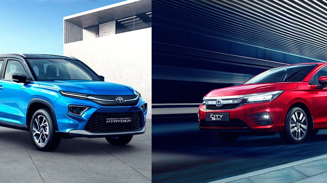 Honda City Hybrid vs Toyota Hyryder Hybrid