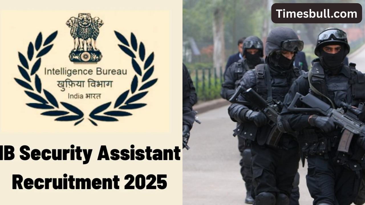 IB Recruitment 2025: 10th Pass...