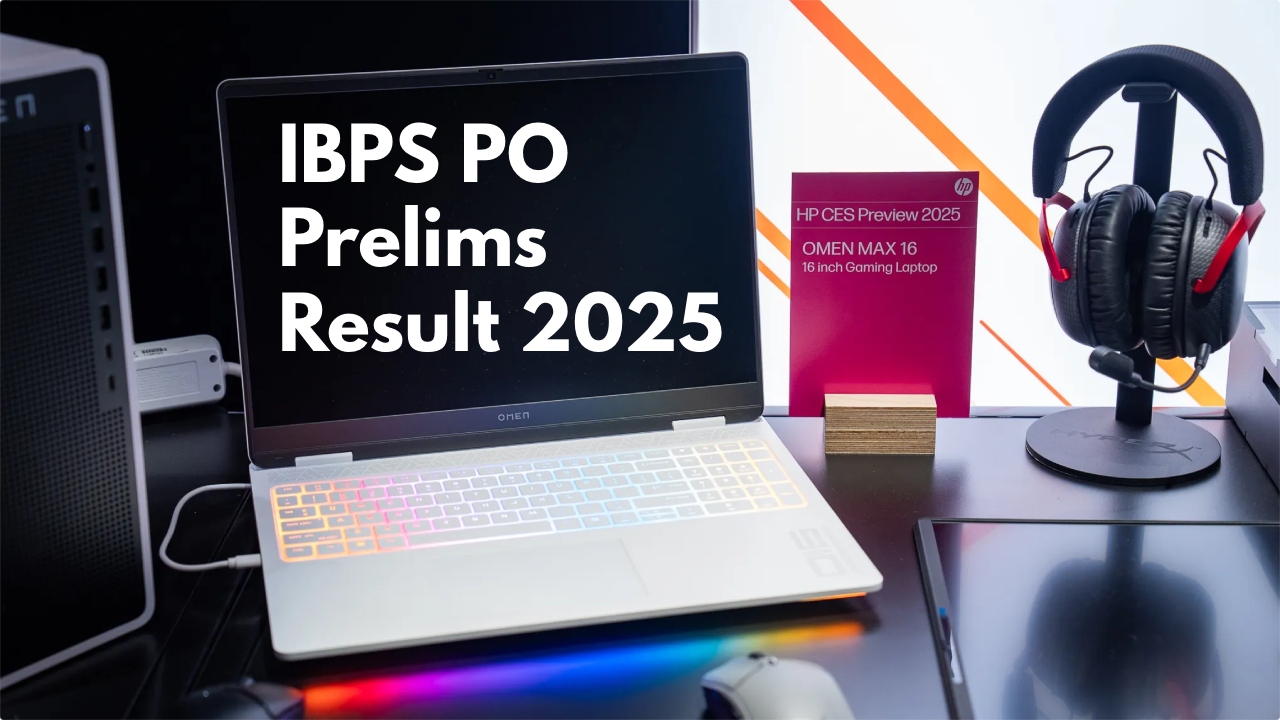IBPS PO Prelims Result 2025...
