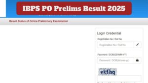 IBPS PO Prelims Result 2025 – How to Check Result at IBPS ibps.in, Direct Link Here