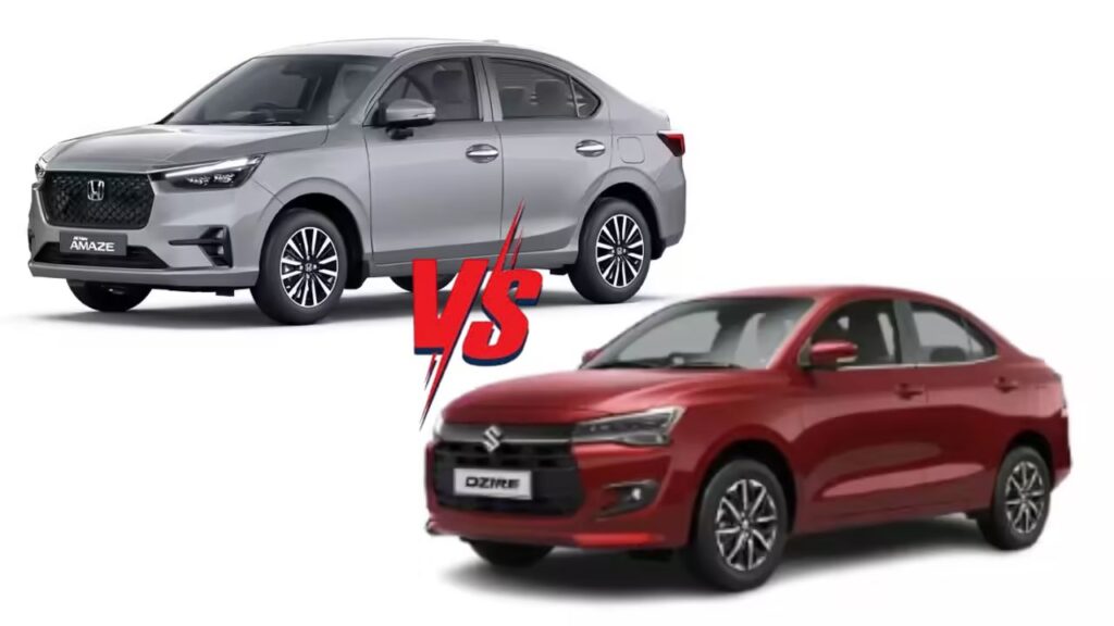 Honda Amaze vs Maruti Dzire: Which sedan is best to Buy in 2025