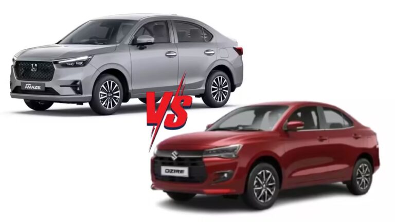 Honda Amaze vs Maruti Dzire: Which sedan is best to Buy in 2025