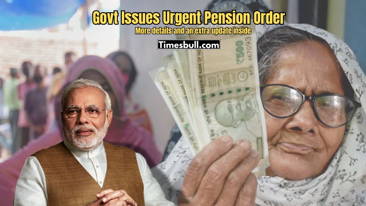 Issues Urgent Pension Order