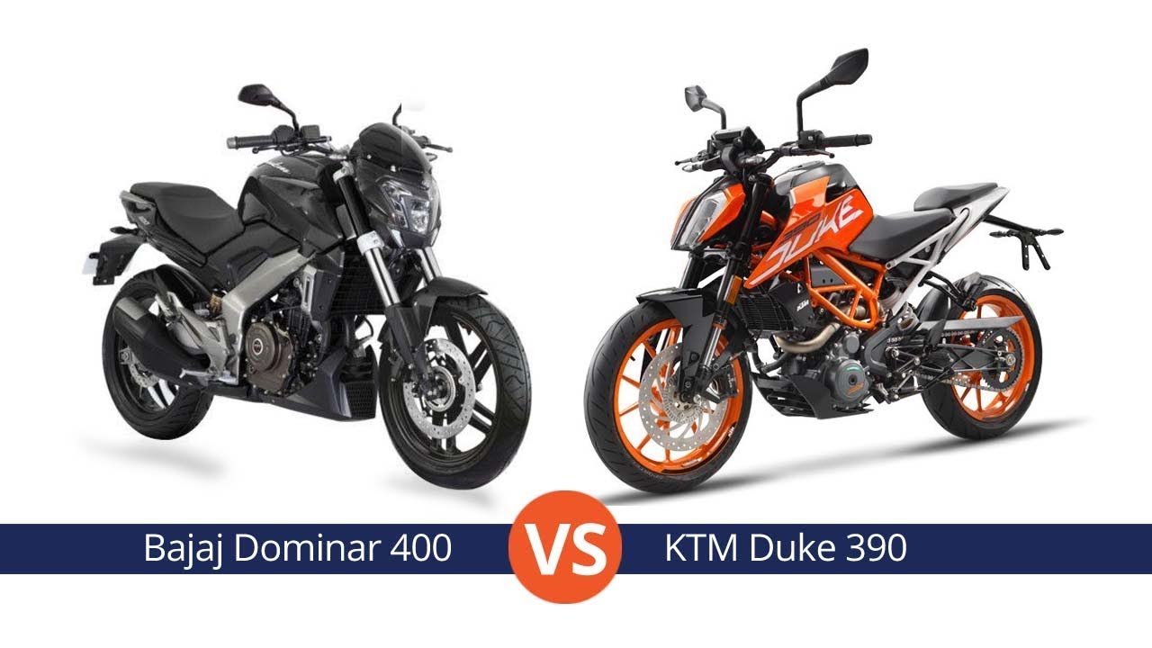 KTM Duke 390 vs Bajaj...