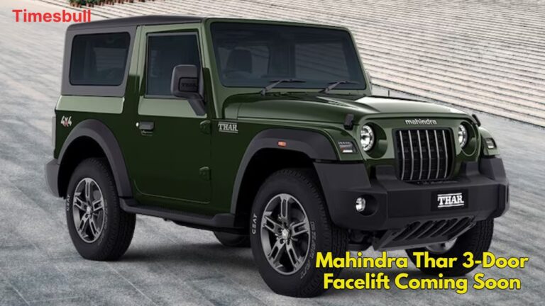 New Mahindra Thar 3-Door Facelift: Muscular Look, Bigger Touchscreen & Features