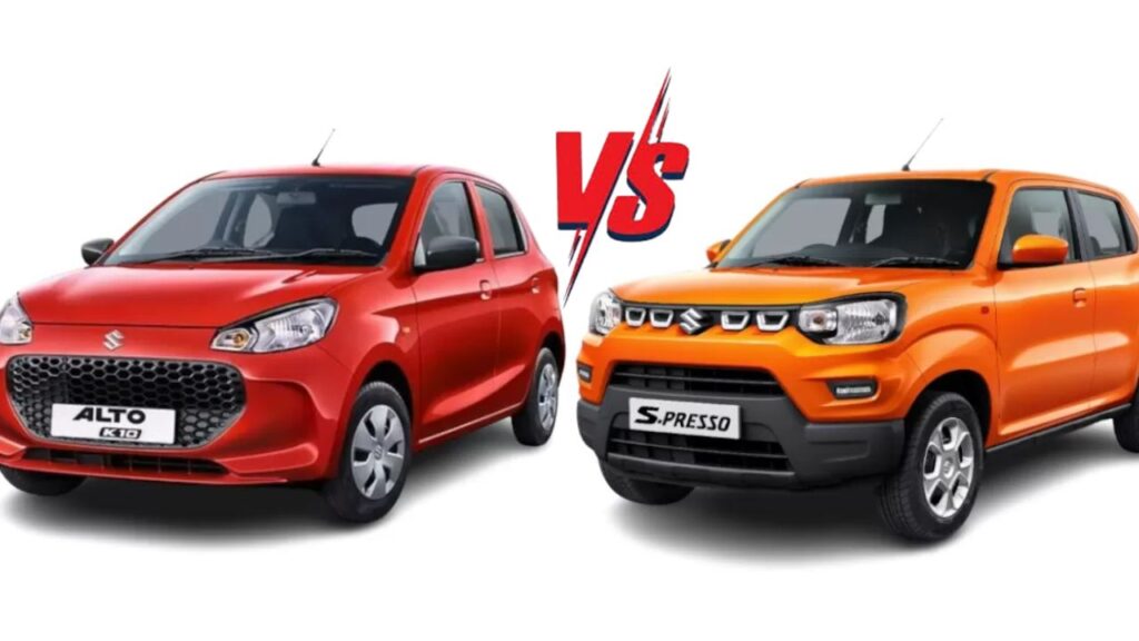 Maruti Alto K10 vs Maruti S-Presso: Which Car Is a Better Choice for You