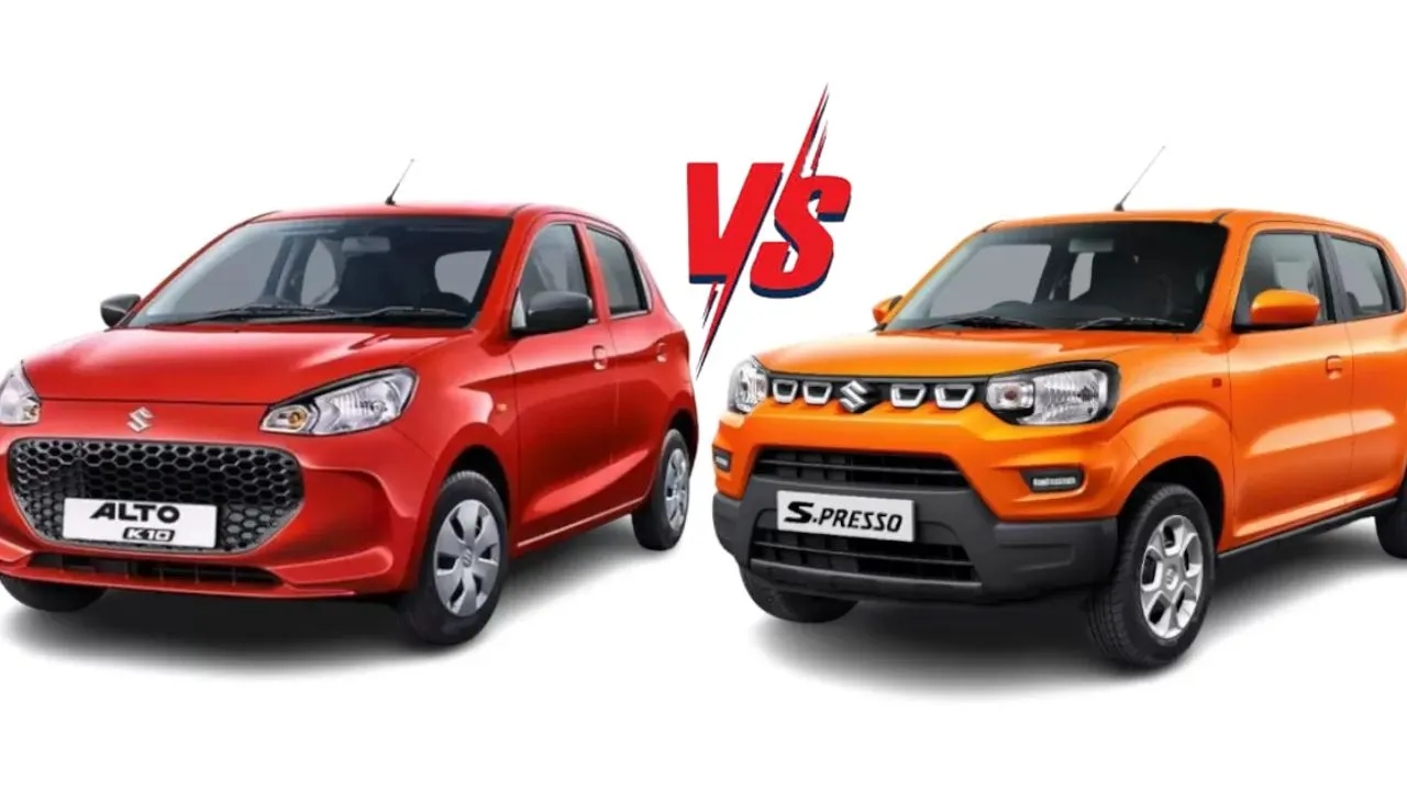 Maruti Alto K10 Vs Maruti S Presso