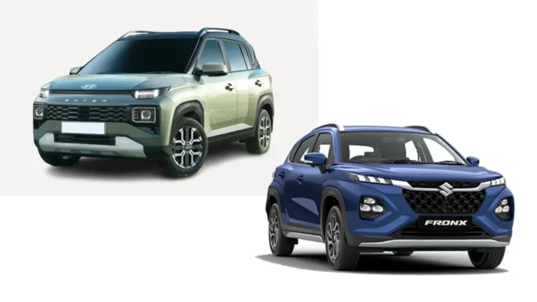 Maruti Suzuki Fronx vs Hyundai Exter 2025