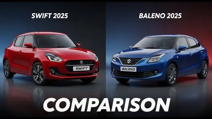 Maruti Suzuki Swift 2025 vs Maruti Suzuki Baleno 2025