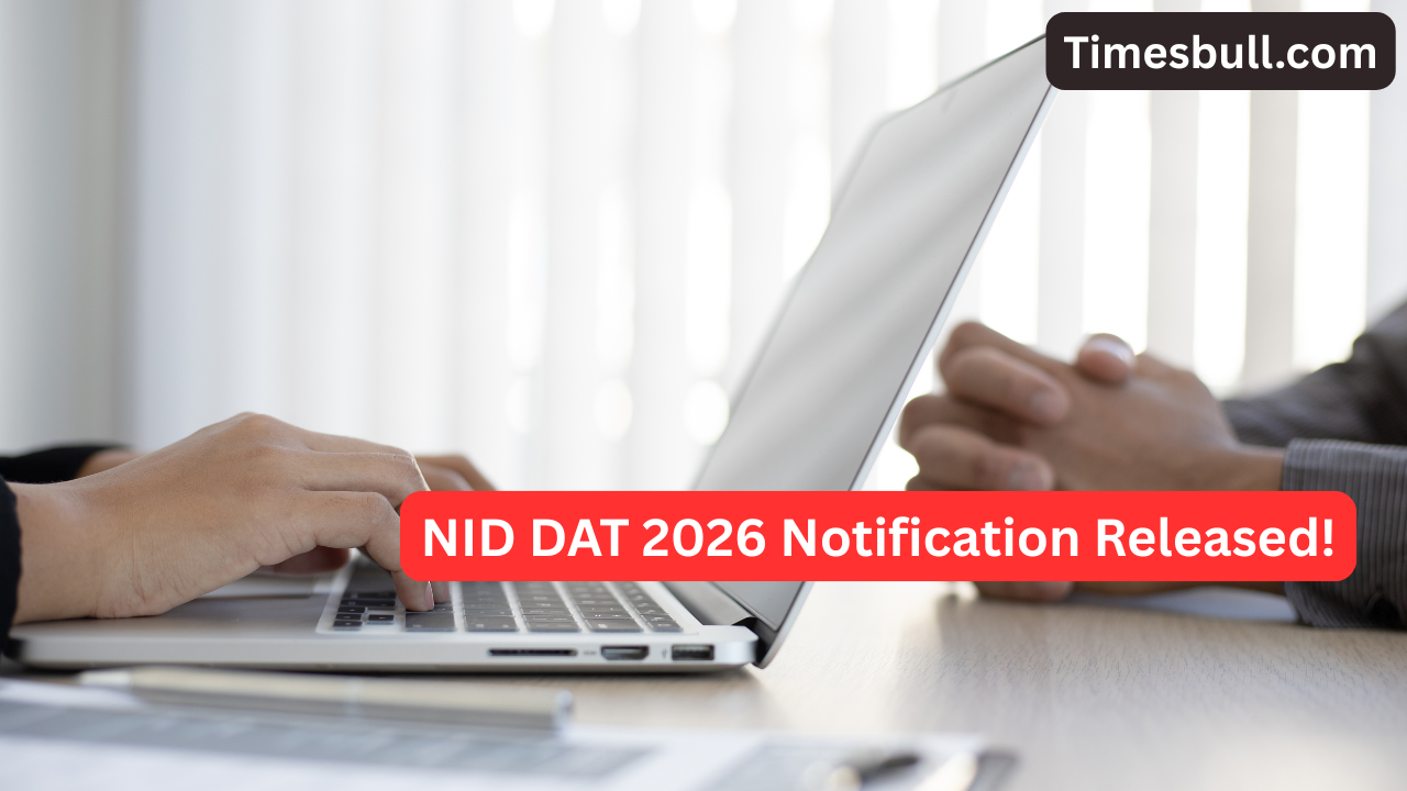 NID DAT 2026 Notification Released...