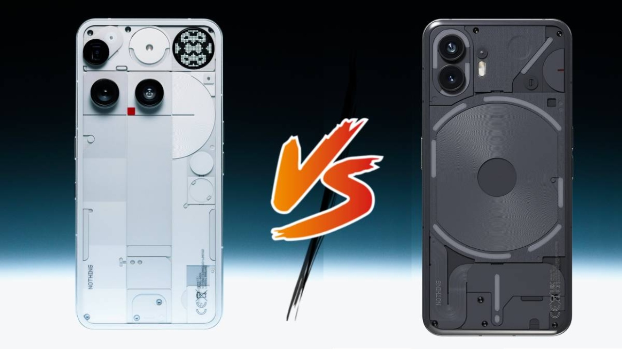 Nothing Phone 3 vs Nothing Phone 2