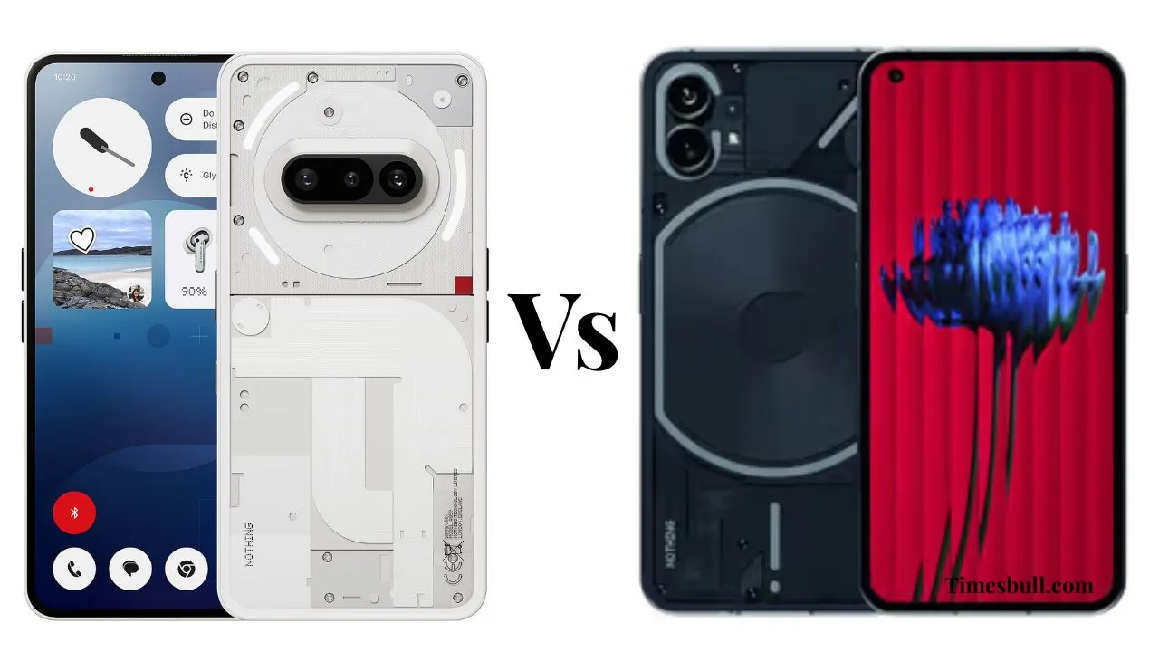 Nothing Phone 3a Vs Nothing Phone 1