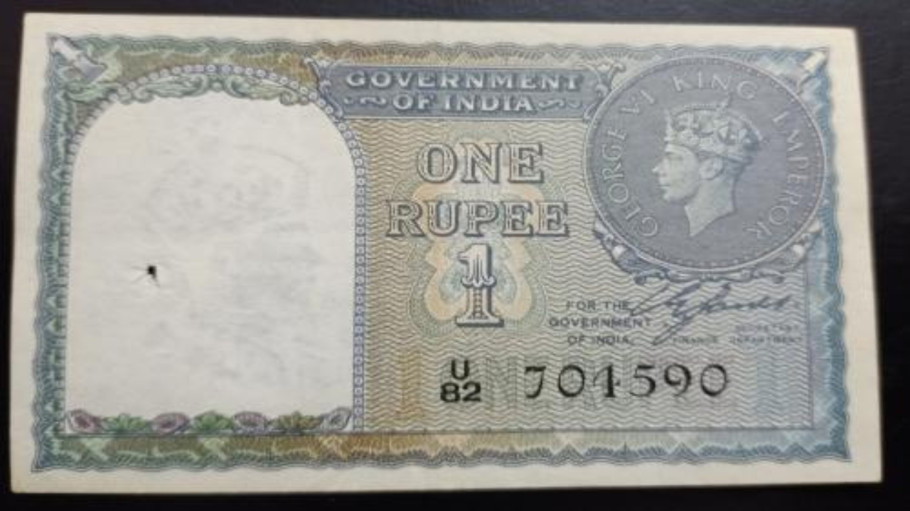 This Old 1 Rupee Note is Worth 7 Lakh Rupees, Know Everything Quickly And Become a Millionaire 2 Old 1 Rupee Note