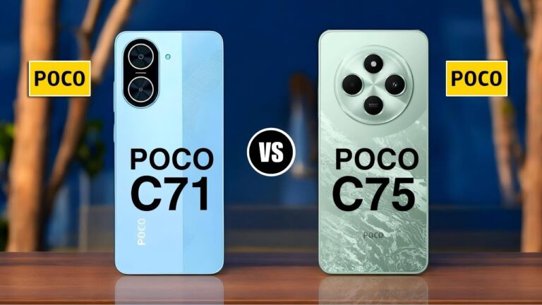 Poco C75 5G vs Poco C71: Best Budget Smartphone Pick Under Rs 8,000?