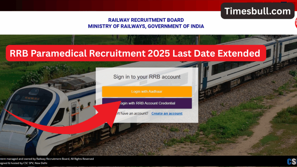 RRB Paramedical Recruitment 2025 Last Date Extended (1)