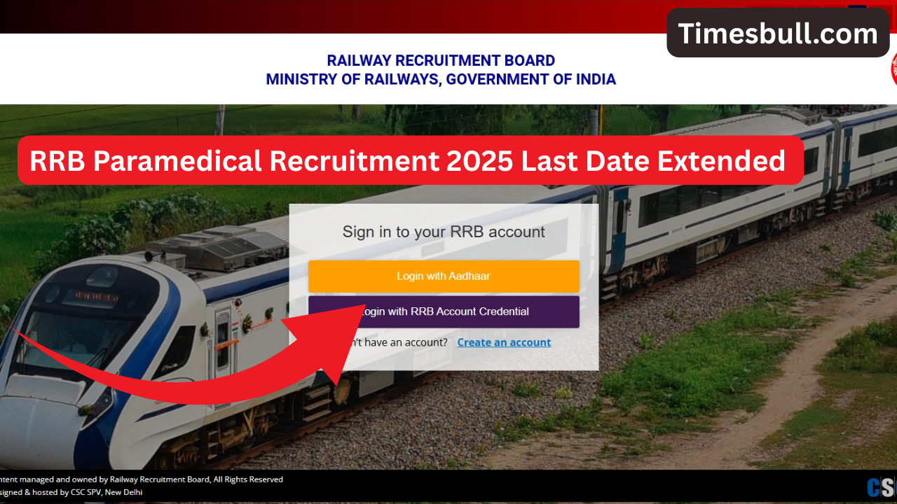 Big Chance! RRB Paramedical Recruitment...