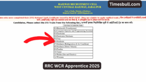 Railway Jobs 2025: 2865 Apprentice Vacancies in WCR – Apply Now at wcr.indianrailways.gov.in
