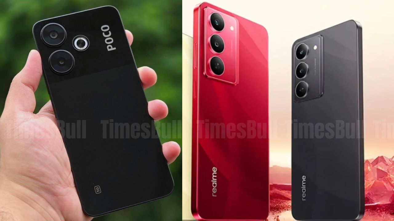 Realme P3 Lite 5G vs POCO M6 Plus 5G